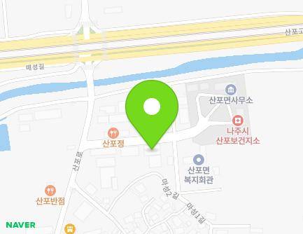 468-10 Sanpo-ro, Sanpo-myeon, Naju-si, Jeollanam-do, Republic of Korea Map