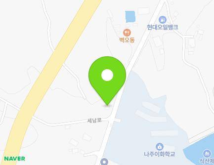 1353 Senam-ro, Sanpo-myeon, Naju-si, Jeollanam-do, Republic of Korea Map