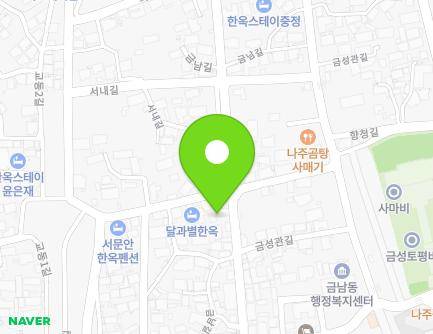 51 Geumnam-gil, Naju-si, Jeollanam-do, Republic of Korea Map