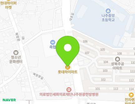 11 Daeho-gil, Naju-si, Jeollanam-do, Republic of Korea Map
