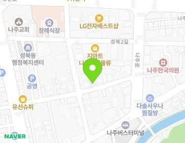 15 Seongbuk 1-gil, Naju-si, Jeollanam-do, Republic of Korea Map