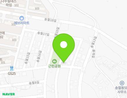 16 Songwol 11-gil, Naju-si, Jeollanam-do, Republic of Korea Map