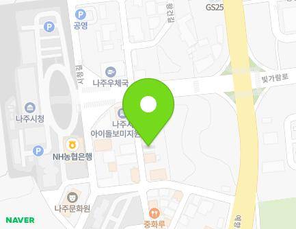 15-7 Sicheong-gil, Naju-si, Jeollanam-do, Republic of Korea Map