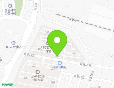 15 Songwol 18-gil, Naju-si, Jeollanam-do, Republic of Korea Map