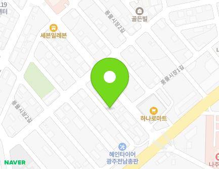 28-7 Pungmulsijang 2-gil, Naju-si, Jeollanam-do, Republic of Korea Map