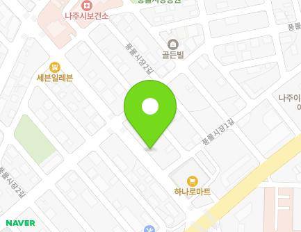 12 Pungmulsijang 1-gil, Naju-si, Jeollanam-do, Republic of Korea Map