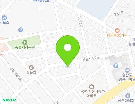 54 Pungmulsijang 2-gil, Naju-si, Jeollanam-do, Republic of Korea Map