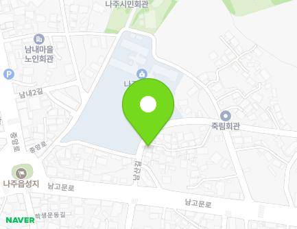 44-13 Namsan-gil, Naju-si, Jeollanam-do, Republic of Korea Map