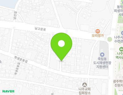 39-10 Haksaengundong-gil, Naju-si, Jeollanam-do, Republic of Korea Map