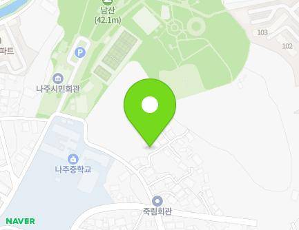 39-5 Namsan-gil, Naju-si, Jeollanam-do, Republic of Korea Map