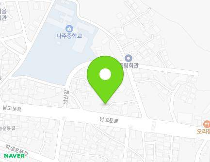 54-12 Namsan-gil, Naju-si, Jeollanam-do, Republic of Korea Map