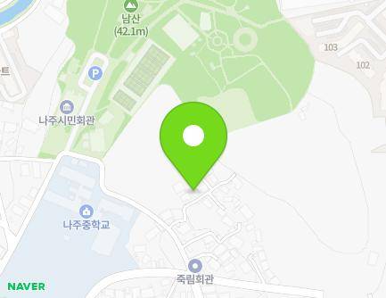 39-7 Namsan-gil, Naju-si, Jeollanam-do, Republic of Korea Map