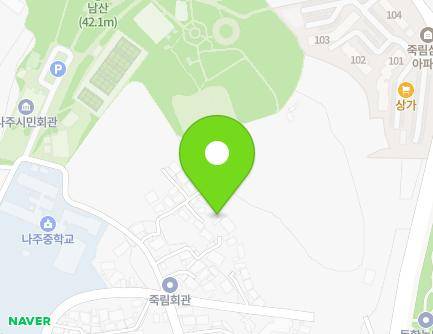 39-12 Namsan-gil, Naju-si, Jeollanam-do, Republic of Korea Map