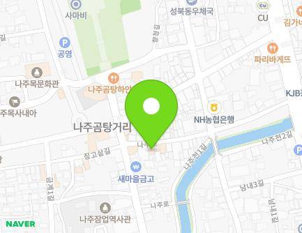 142-8 Naju-ro, Naju-si, Jeollanam-do, Republic of Korea Map
