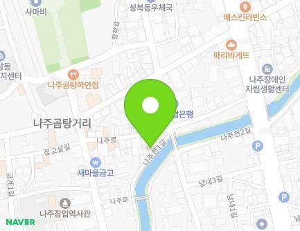 119 Najucheon 1-gil, Naju-si, Jeollanam-do, Republic of Korea Map
