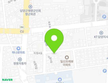 13-17 Jichim 5-gil, Damyang-eup, Damyang-gun, Jeollanam-do, Republic of Korea Map