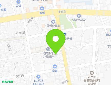 15-24 Cheonbyeon 3-gil, Damyang-eup, Damyang-gun, Jeollanam-do, Republic of Korea Map