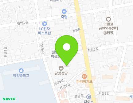 7 Cheonbyeon 2-gil, Damyang-eup, Damyang-gun, Jeollanam-do, Republic of Korea Map