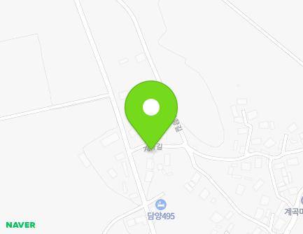 41-11 Gyegok-gil, Daejeon-myeon, Damyang-gun, Jeollanam-do, Republic of Korea Map