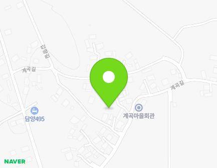 26-5 Gyegok-gil, Daejeon-myeon, Damyang-gun, Jeollanam-do, Republic of Korea Map
