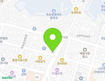 28-1 Yeongsan-ro 121beon-gil, Mokpo-si, Jeollanam-do, Republic of Korea Map