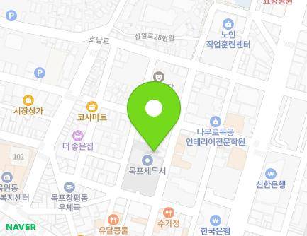 12-3 Honam-ro 64beon-gil, Mokpo-si, Jeollanam-do, Republic of Korea Map