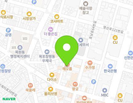 23-1 Honam-ro 58beon-gil, Mokpo-si, Jeollanam-do, Republic of Korea Map