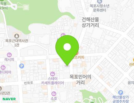 39-3 Beonhwa-ro, Mokpo-si, Jeollanam-do, Republic of Korea Map