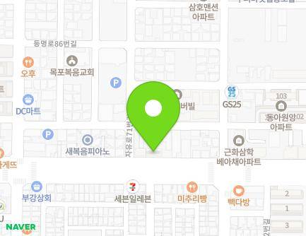 18 Dongmyeong-ro 76beon-gil, Mokpo-si, Jeollanam-do, Republic of Korea Map