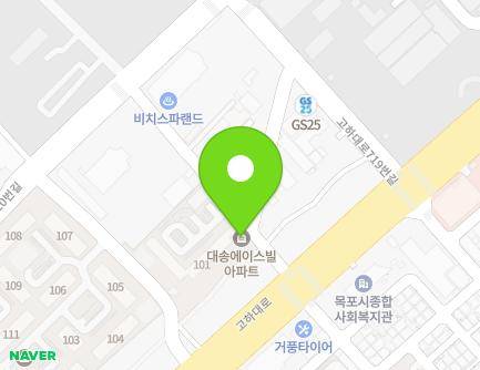 707 Goha-daero, Mokpo-si, Jeollanam-do, Republic of Korea Map