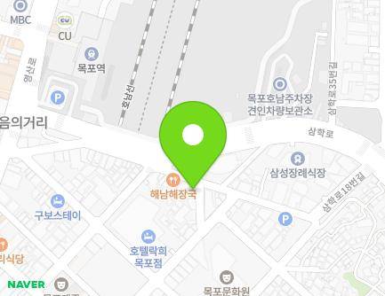 4-1 Samhak-ro 18beon-gil, Mokpo-si, Jeollanam-do, Republic of Korea Map