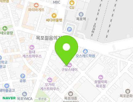 39-6 Haean-ro 259beon-gil, Mokpo-si, Jeollanam-do, Republic of Korea Map