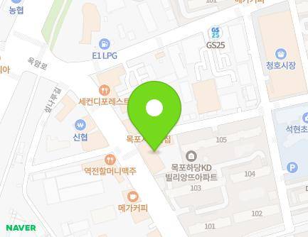 182 Ogam-ro, Mokpo-si, Jeollanam-do, Republic of Korea Map
