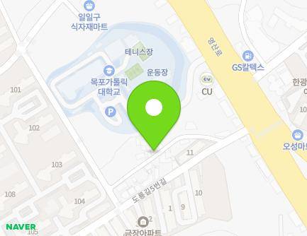 14 Doryong-gil, Mokpo-si, Jeollanam-do, Republic of Korea Map