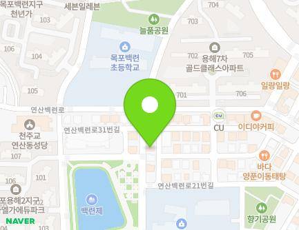 2-22 Yeonsanbaengnyeon-ro 21beon-gil, Mokpo-si, Jeollanam-do, Republic of Korea Map