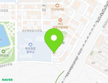 16-10 Yeonsanbaengnyeon-ro 1beon-gil, Mokpo-si, Jeollanam-do, Republic of Korea Map