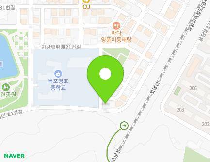 16-9 Yeonsanbaengnyeon-ro 1beon-gil, Mokpo-si, Jeollanam-do, Republic of Korea Map