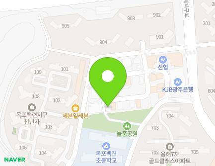 112-21 Yeonsanbaengnyeon-ro 1beon-gil, Mokpo-si, Jeollanam-do, Republic of Korea Map