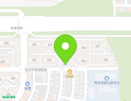 13 Danggadu-ro 38beon-gil, Mokpo-si, Jeollanam-do, Republic of Korea Map