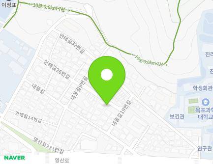 18-1 Antae-gil 26beon-gil, Mokpo-si, Jeollanam-do, Republic of Korea Map