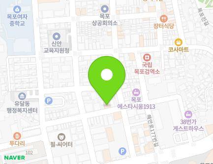 13 Yudong-ro 16beon-gil, Mokpo-si, Jeollanam-do, Republic of Korea Map