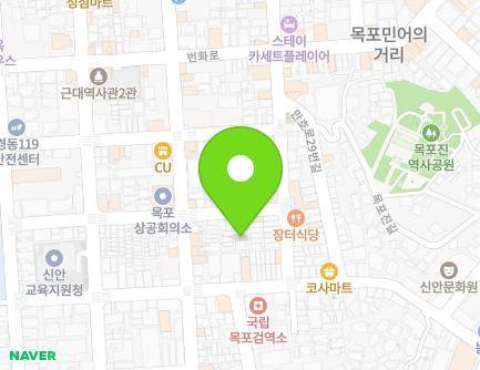 22-2 Yudong-ro 36beon-gil, Mokpo-si, Jeollanam-do, Republic of Korea Map