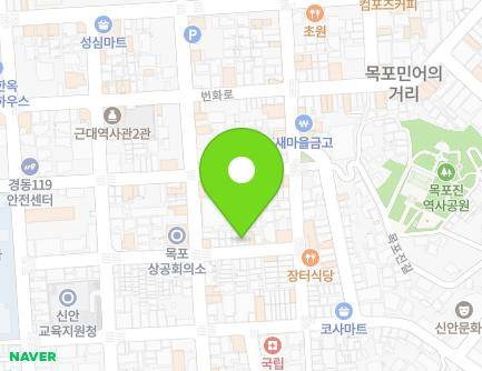 19-1 Yudong-ro 36beon-gil, Mokpo-si, Jeollanam-do, Republic of Korea Map