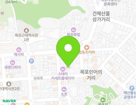 37-3 Beonhwa-ro, Mokpo-si, Jeollanam-do, Republic of Korea Map