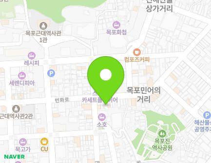 36-2 Beonhwa-ro, Mokpo-si, Jeollanam-do, Republic of Korea Map