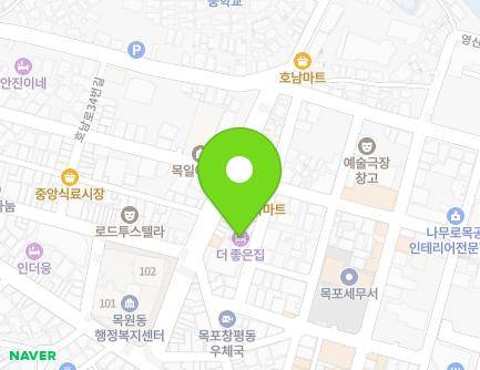 14-1 Honam-ro 52beon-gil, Mokpo-si, Jeollanam-do, Republic of Korea Map