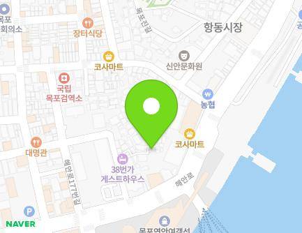 11-2 Manho-ro 38beon-gil, Mokpo-si, Jeollanam-do, Republic of Korea Map