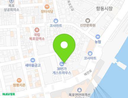 15-4 Manho-ro 38beon-gil, Mokpo-si, Jeollanam-do, Republic of Korea Map