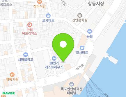 15-3 Manho-ro 38beon-gil, Mokpo-si, Jeollanam-do, Republic of Korea Map