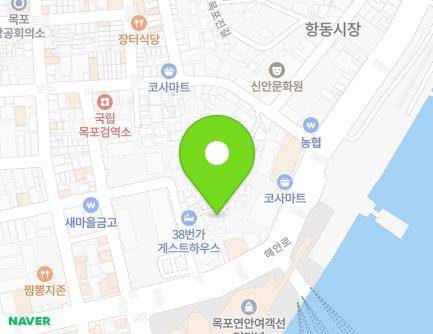 15-2 Manho-ro 38beon-gil, Mokpo-si, Jeollanam-do, Republic of Korea Map